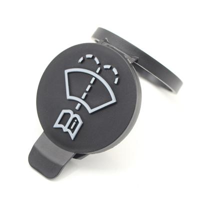 Black Windshield Wiper Washer Fluid Reservoir Cover Water Tank Bottle Cap