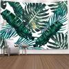 Tropical Plant Printed Tapestry Wall Hanging Palm Tree Home Bedroom Fabric Painting Background  Carpet
