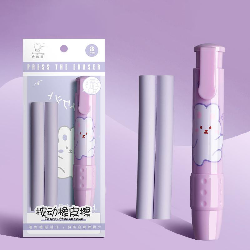 Gumki Wysuwana prasa Ołówek Gumowe materiały korekcyjne Artykuły papiernicze szkolne