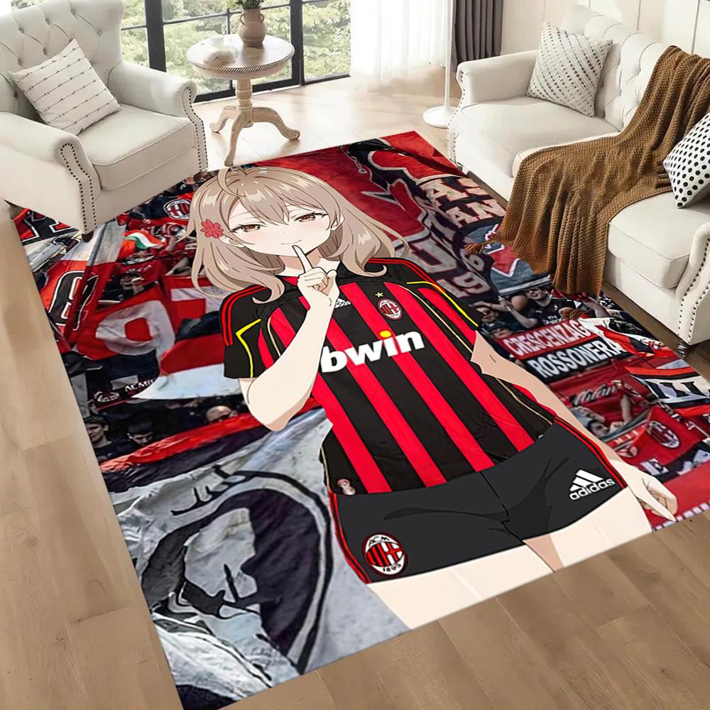 Ac Milan Floor Rug Office Rug Design For Dormitory Kitchen Entryway Bedrooms Antislip Rug Office Home Decor Perfect Birthdaychristmas Gift Idea