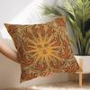 Retro Sun And Moon Pillow Case Short Plush Print Cushion Cover Square Throw Pillow Covers Sofa Home Decor