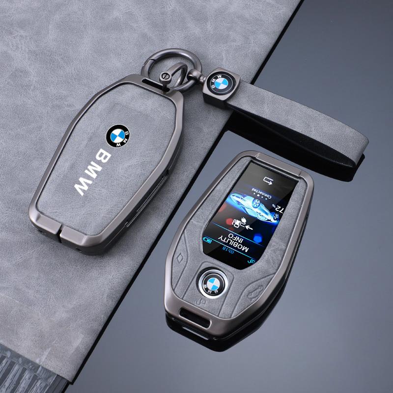 Zinc Alloy+ Leather Car Key Case Cover For BMW 5 7 Series G11 G12 G30 G31 G32 I8 I12 I15 G01 X3 G02 X4 G05 X5 G07 X7 Accessories Cwdf40