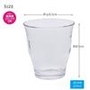 Toyo Sasaki Glass Tumbler The Glass 225ml Made In Japan Dishwasher Safe Set of 4 MZP-59106-4