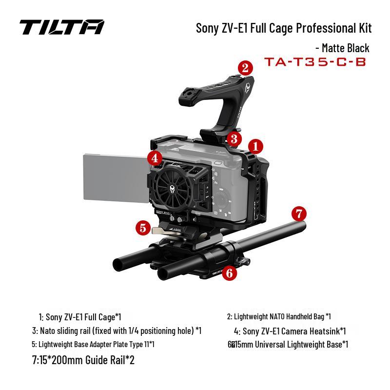 TILTA Professional Camera Cage Kit for Sony ZV-E1
