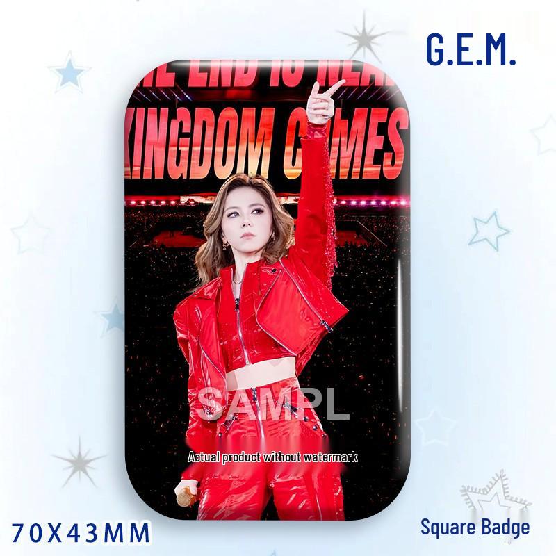 G.E.M. Concert Star Laser Acrylic Standee & Badge Set