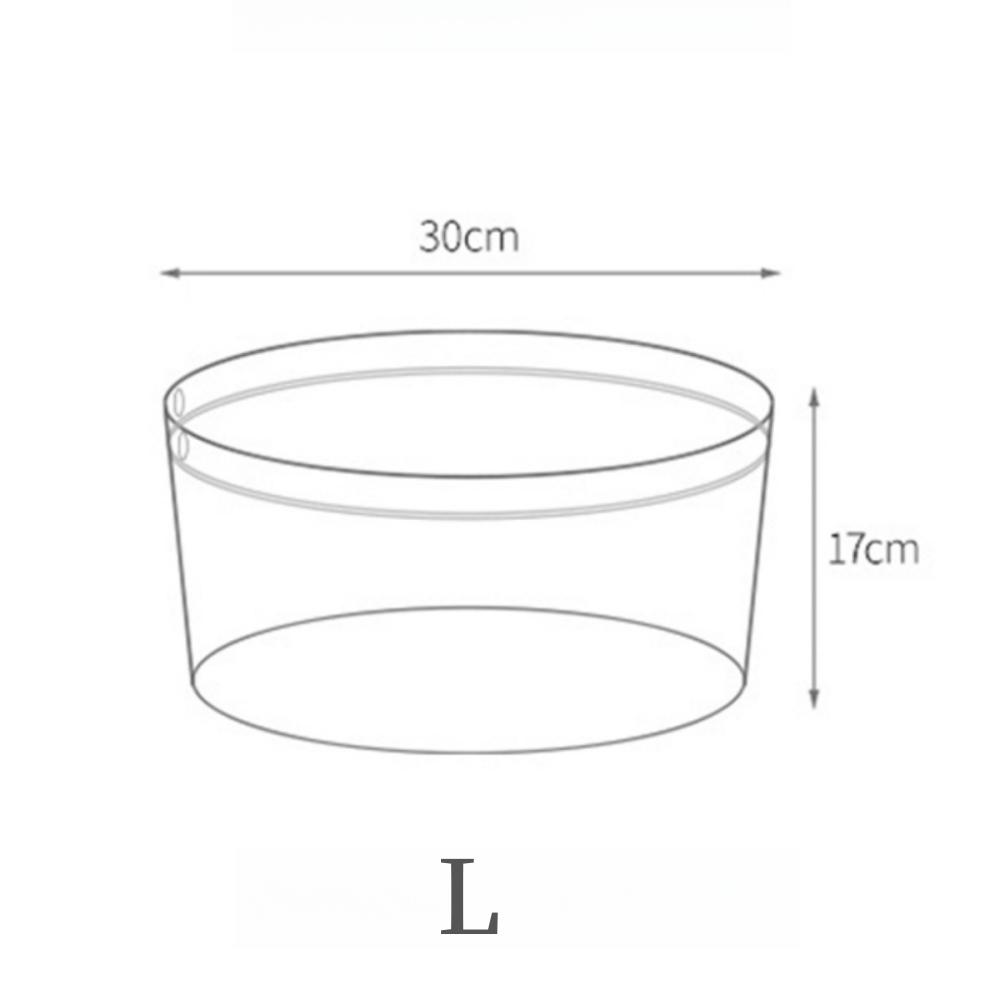 Outdoor Portable Foldable Bucket Transparent PVC Round Bucket Large Capacity Travel Camping Water Storage Bucket Fishing Tank