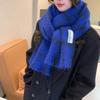 Schal Winter Damen Neu Japanisch Klassisch Schal Verdickt Warm und Kältebeständig Student Vielseitig Schal Doppeltverwendung Trendig