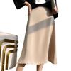 Acetate Satin Fabric Skirt Summer New High-waisted Slim Temperament High-end Women's Midi Skirt