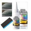 100g Glass Polishing Compound Scratch Repair & Oil Film Remover for Windshield, Interior Exterior Mirror Cleaner Auto Detailing