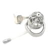 FRRK 304 Stainless Steel Chastity Device Comfortable Lock Large Cock Cage BDSM Chastity Cage for Man