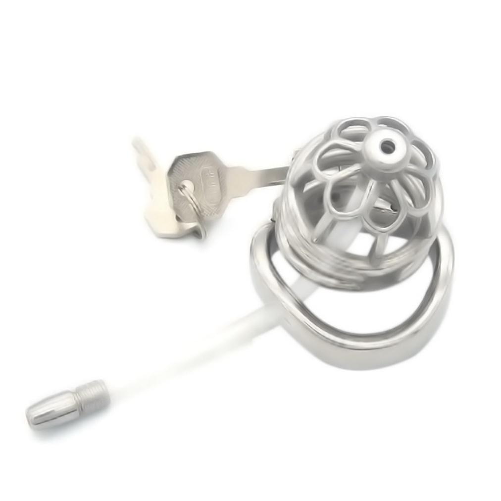 FRRK 304 Stainless Steel Chastity Device Comfortable Lock Large Cock Cage BDSM Chastity Cage for Man