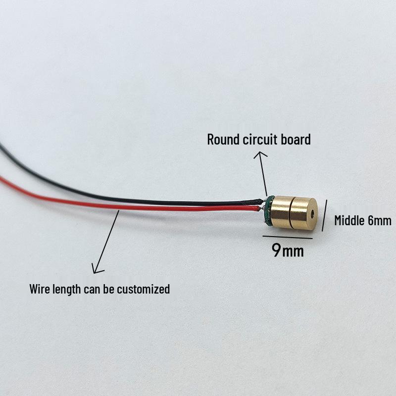 6x9mm 650nm 0.4mW Red Laser Module with Plastic Lens