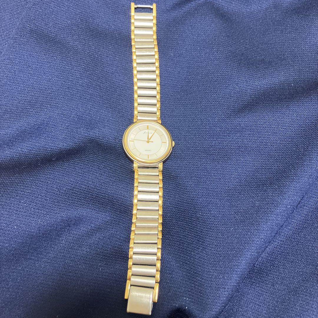 

[USED] SEIKO Avenue Watch Silver Gold