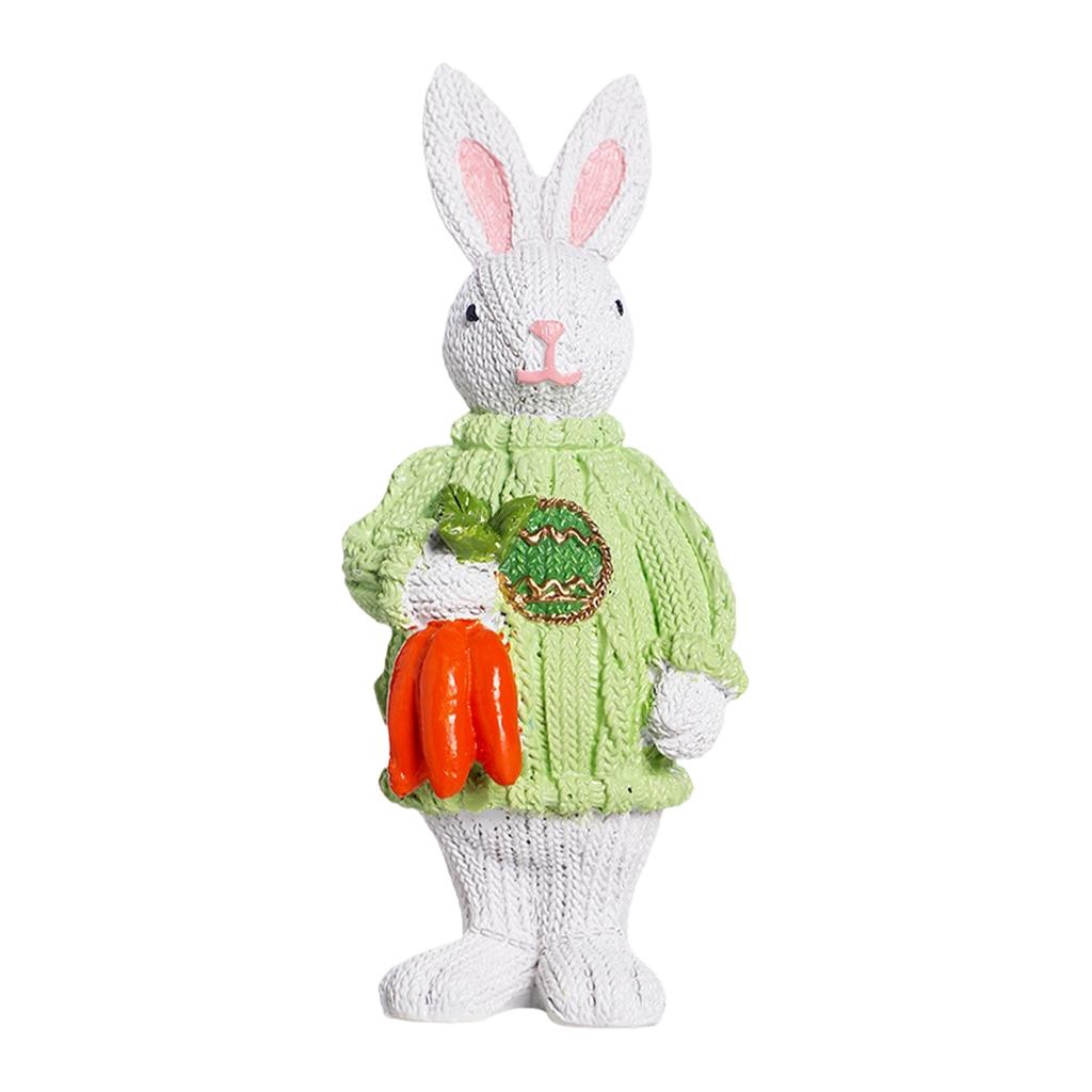 Easter Decorations Sweater Resin Figurine Party Home Decor Gift