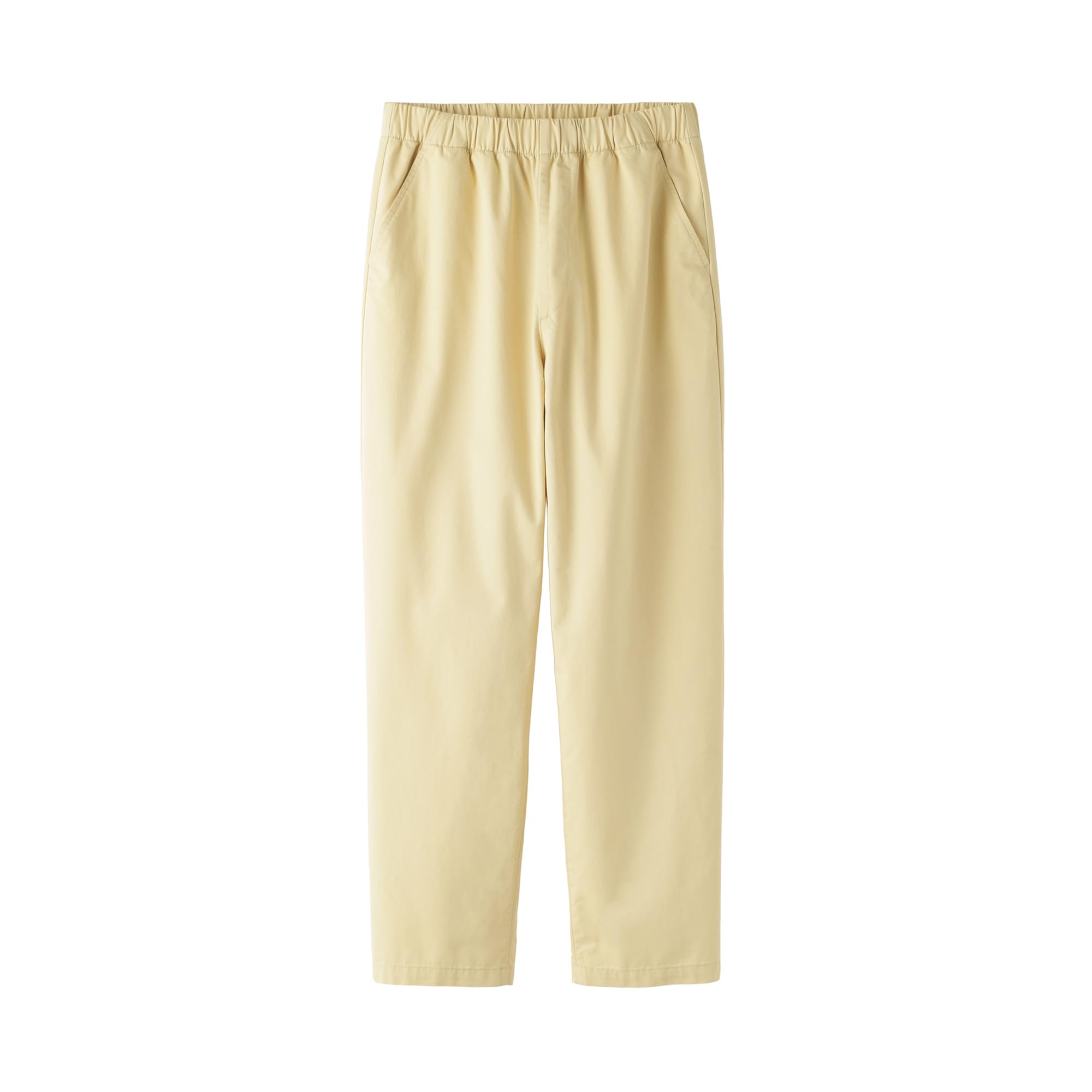 MUJI Washed Cotton Easy Tapered Size BE1W5A6S Women s Pants, Yellow, XL,