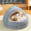 Plüsch Winter Haustierbett: Gemütliche Tiefschlafmatte für Katzen und Hunde