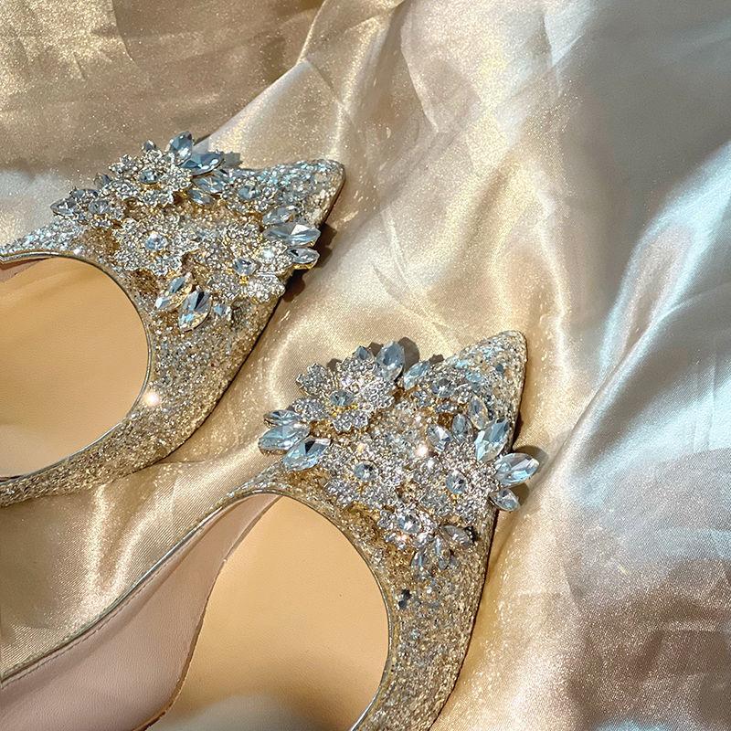 Wedding Shoes - Women's Crystal Shoes - New Style Bridal Shoes - High Heels