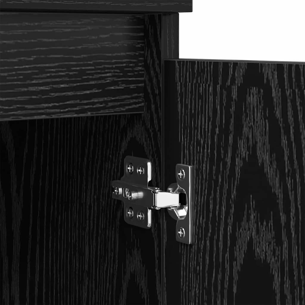 Sideboards 3 pcs Black Oak Effect 60 x 35 x 70 cm