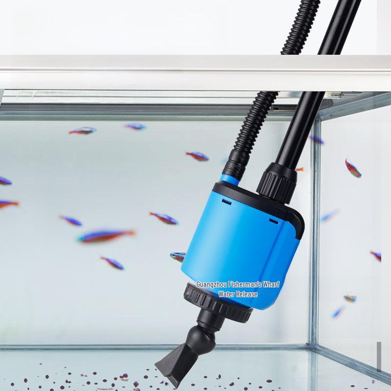 Fisherman's Port Electric Aquarium Water Changer & Sand Suction Pump Set