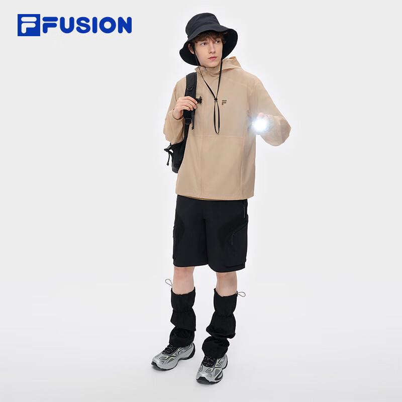 FILAFUSION Men's Summer Hooded Sun Protection Woven Jacket