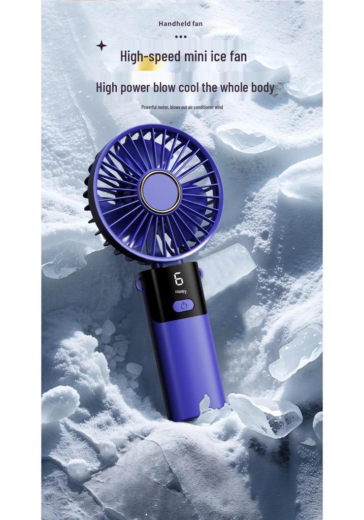Digital Display Coffee Cup & Handheld Fan Business Gift Set for Leaders & Colleagues - Customizable with Logo