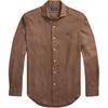 Polo Classic Houndstooth Linen Shirt Men Shirts Brown 710964778-007
