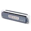 Blues Harp Mundharmonika 10-Loch Mundharmonika Eb Tonart Musikgeschenke Phosphorbronze Stimmzunge(Weiß )