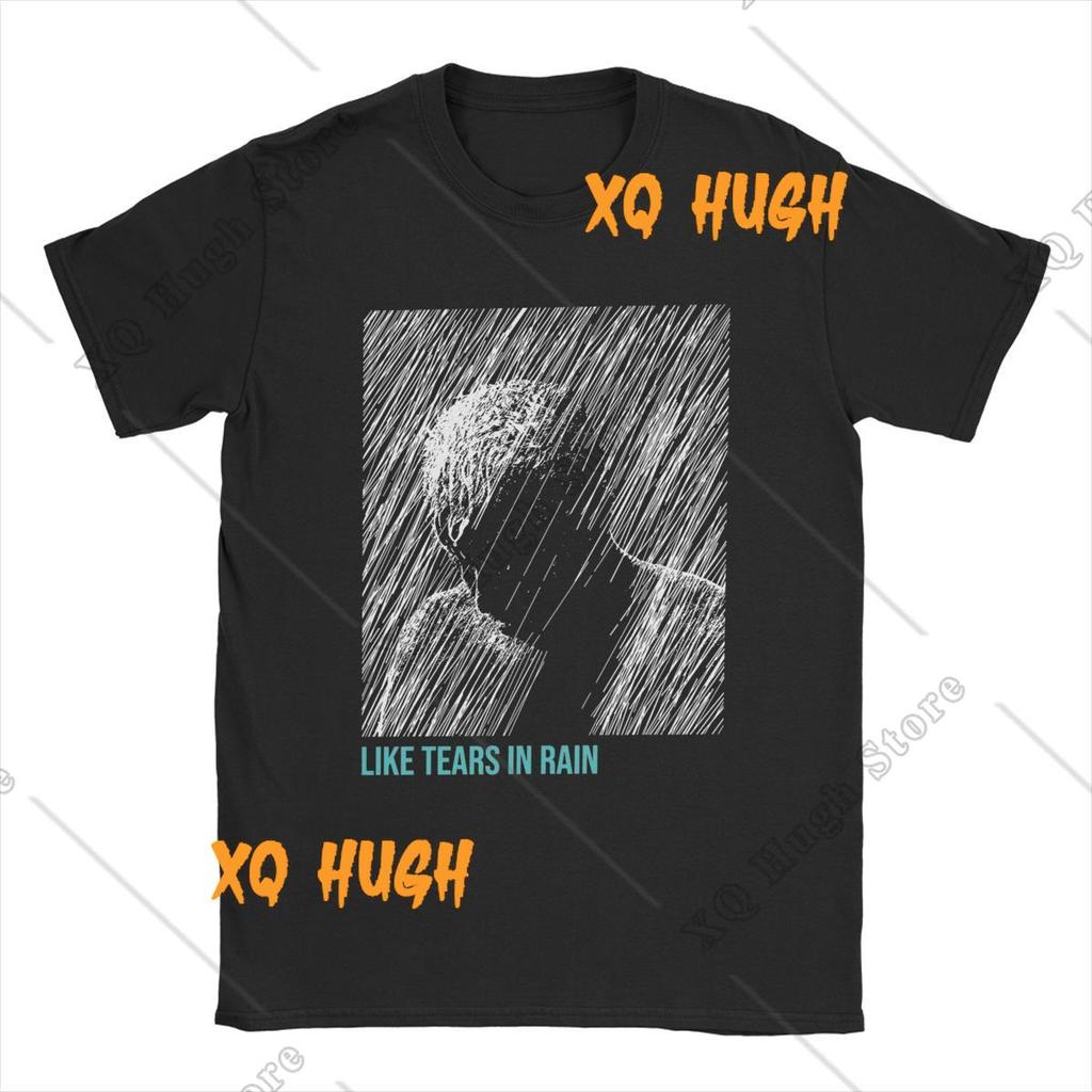 Blades Runners Like Tears In Rain T Shirts for Men Cotton Vintage T-Shirts Crewneck 2049 Y2k Harajuku Tee Shirt Short Sleeve New