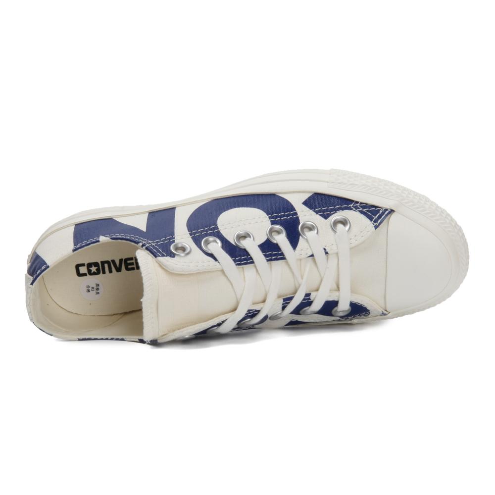 Converse Chuck Taylor All Star Ox Wordmark Unisex Sneakers Blue Natural Egret 159535C