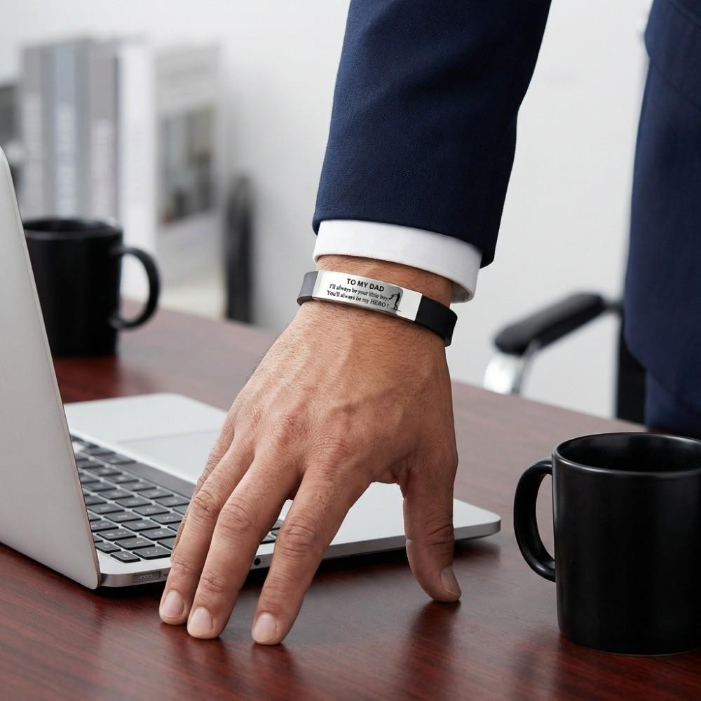 Stainless Steel Family Bracelets Father's Day Gifts Bracelet for Father Father Gifts