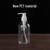 Transparent PET Press Pump Dispenser Bottle