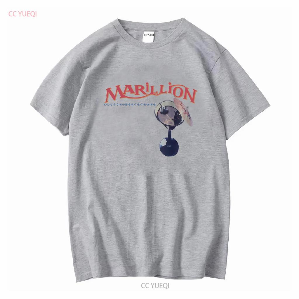 Remake 80s Marillion Britská rocková kapela 1987 Tričko S 4XL TE6756 vintage Vyprané Měkké Streetwear Pánské Neformální Unisex Pohodlné