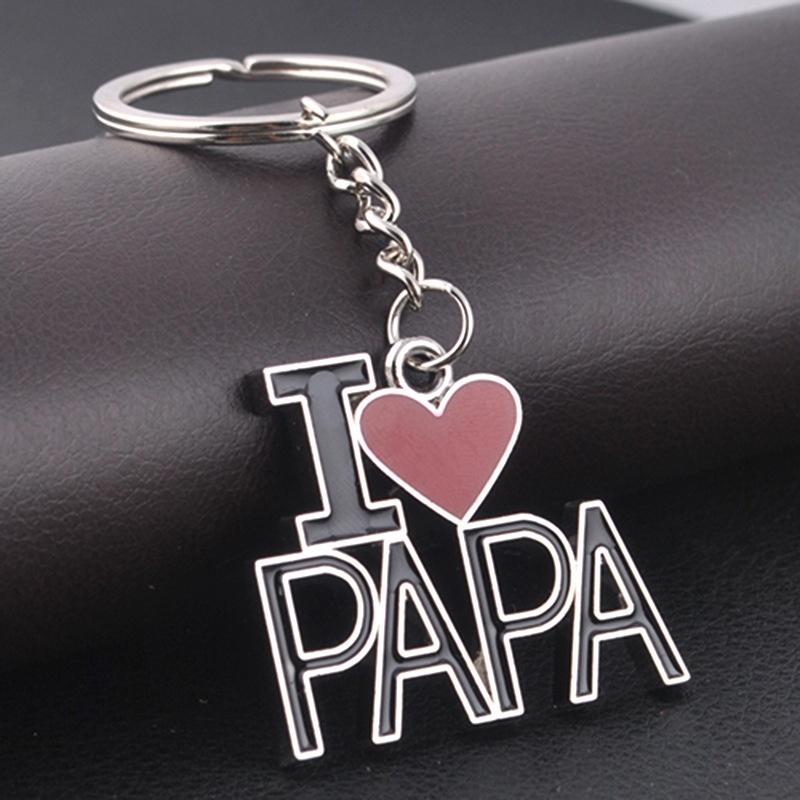 Gifts For Father's/Mother's Day Fashion Gifts Creative Stylish  Key Chain Alloy Key Ring Set