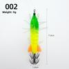 Horizontal Squid Jig Luminous Artificial Calamar Wobbler Sea Fishing Lures  Cuttlefish Fishing