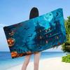 Halloween Decoration H-Halloween D-Decorations Microfiber Beach Towel Absorbent Quick dry Soft Yoga Swimming Resort Towel