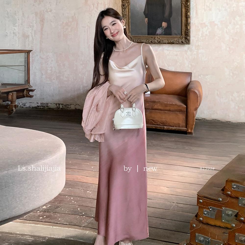 Shuzhi Women's Slimming French Rose Waist-Cinching Knitted Top