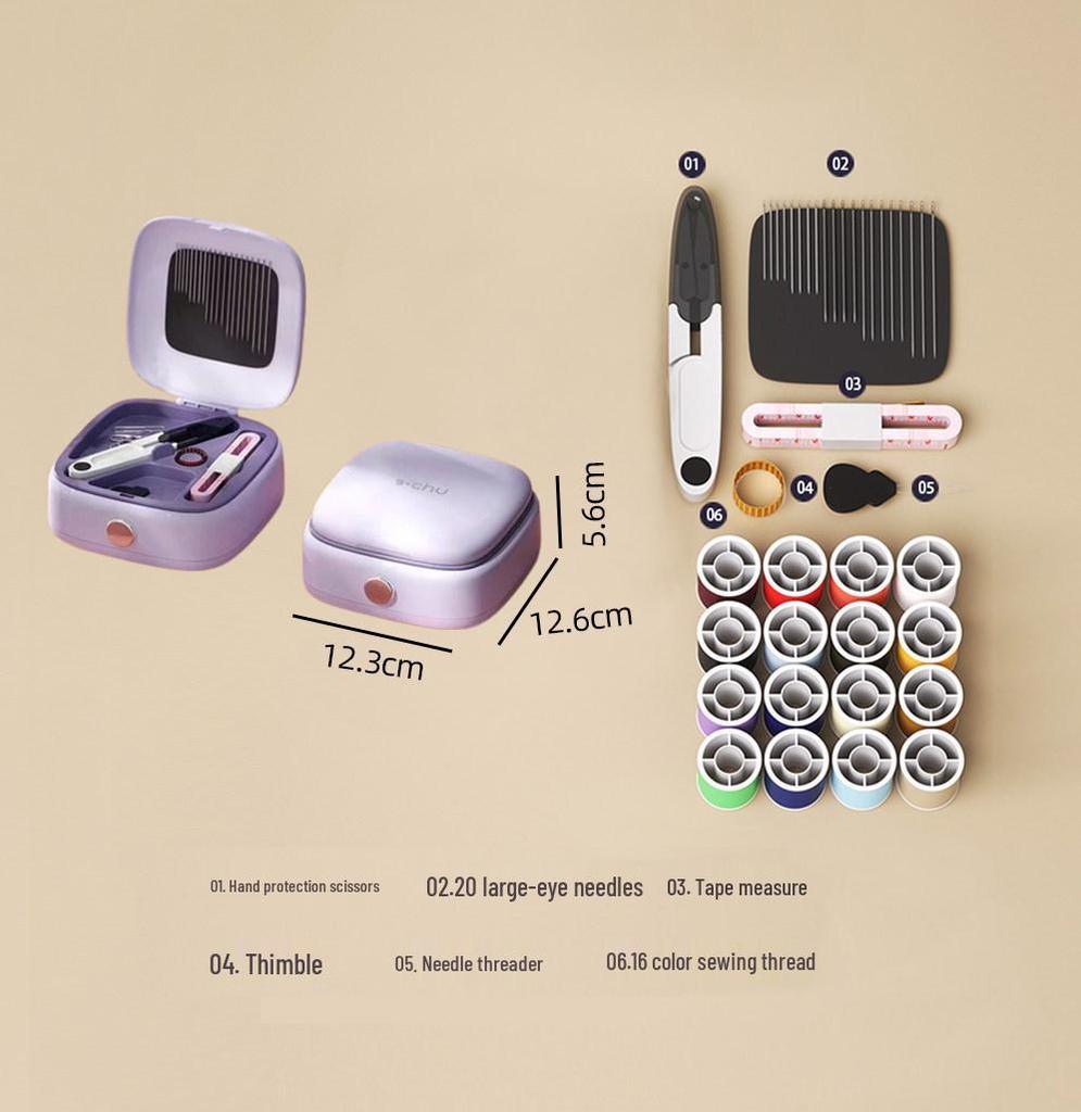 Dual Needle Threader & Seam Ripper for Seniors - New Manual Sewing Tool with Needle ID Function
