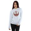 STAR WARS Damen/Damen Rogue One Ich bin eins mit der Macht Allianz-Emblem Roter Hoodie