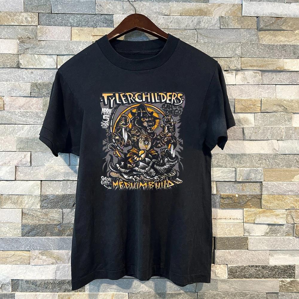 

Vintage Medium Build Tyler Childers Cotton Black S-5XL Shirt AA405 Unisex T-Shirt L