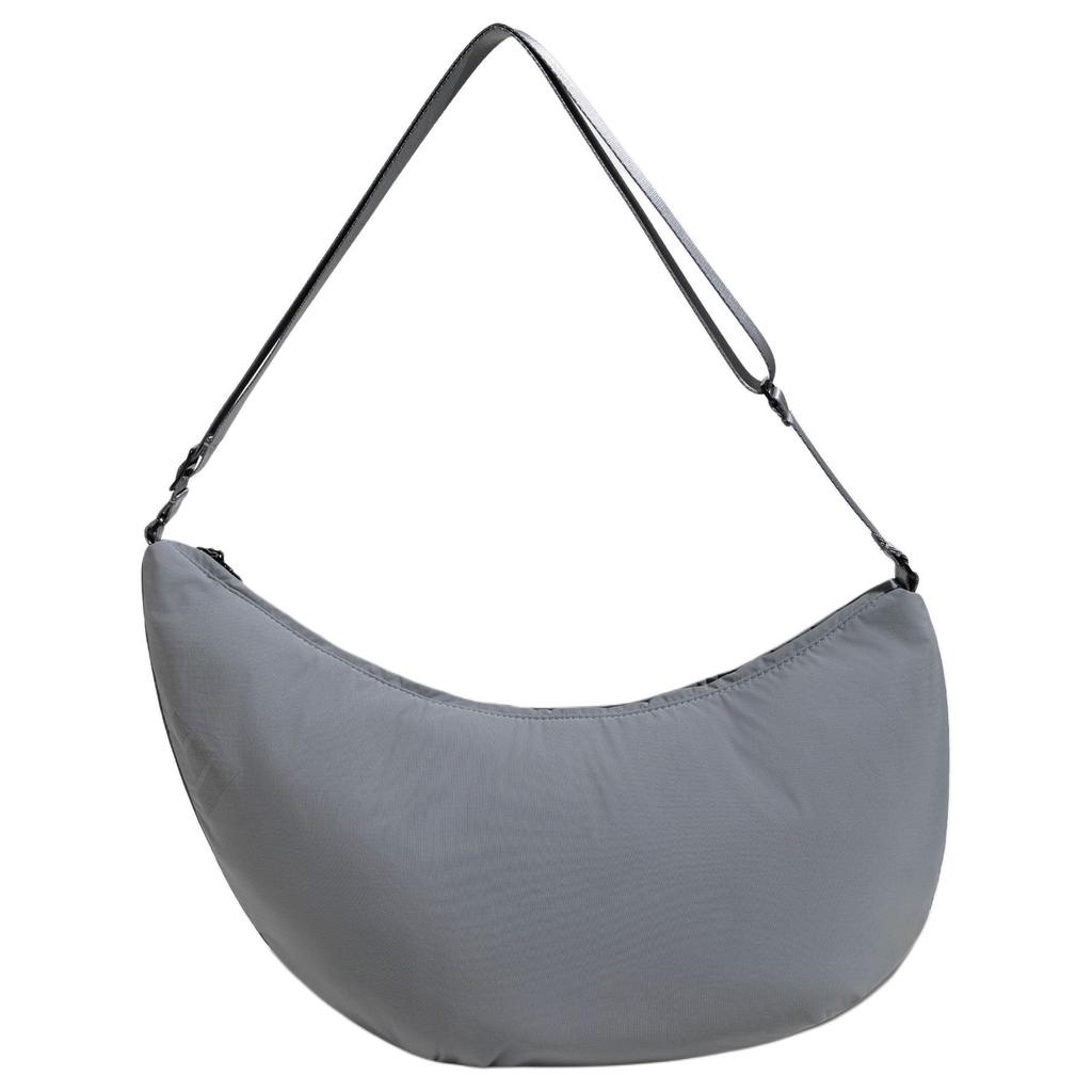 New Adidas Recycled Polyamide Handbag, Shoulder Bag, Crossbody Bag Unisex Gray JX6717
