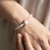 Two Color Maneki Neko Bracelet Hand Rope Women Hand Ring Fashion Design Red Braided Rope  Women