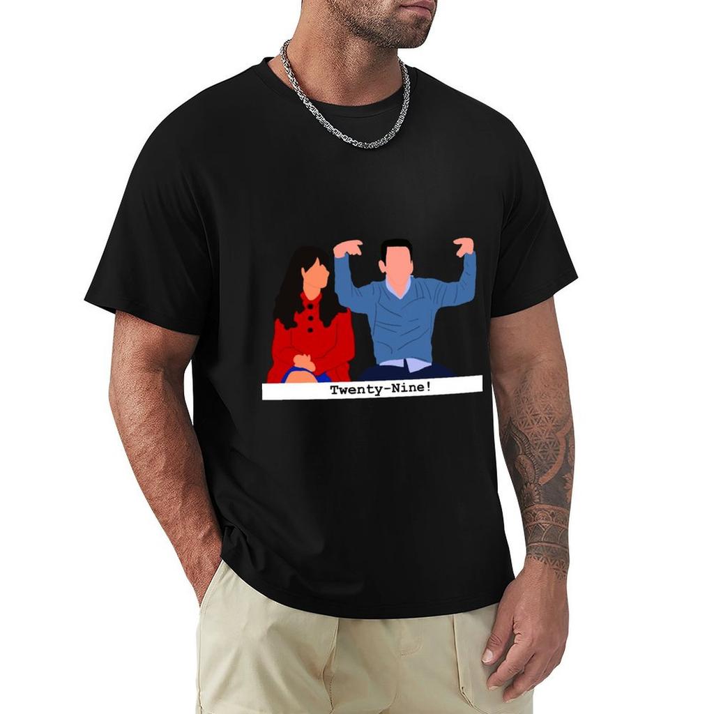 New Girl 29 Scene TShirt Big and Tall Crew Neck Tee