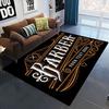 Fashion Cool Barbershop Carpet Living Room Home Decoration Sofa Table Large Area Carpet Lounge Entrance Door Mat Non -Slip Mat
