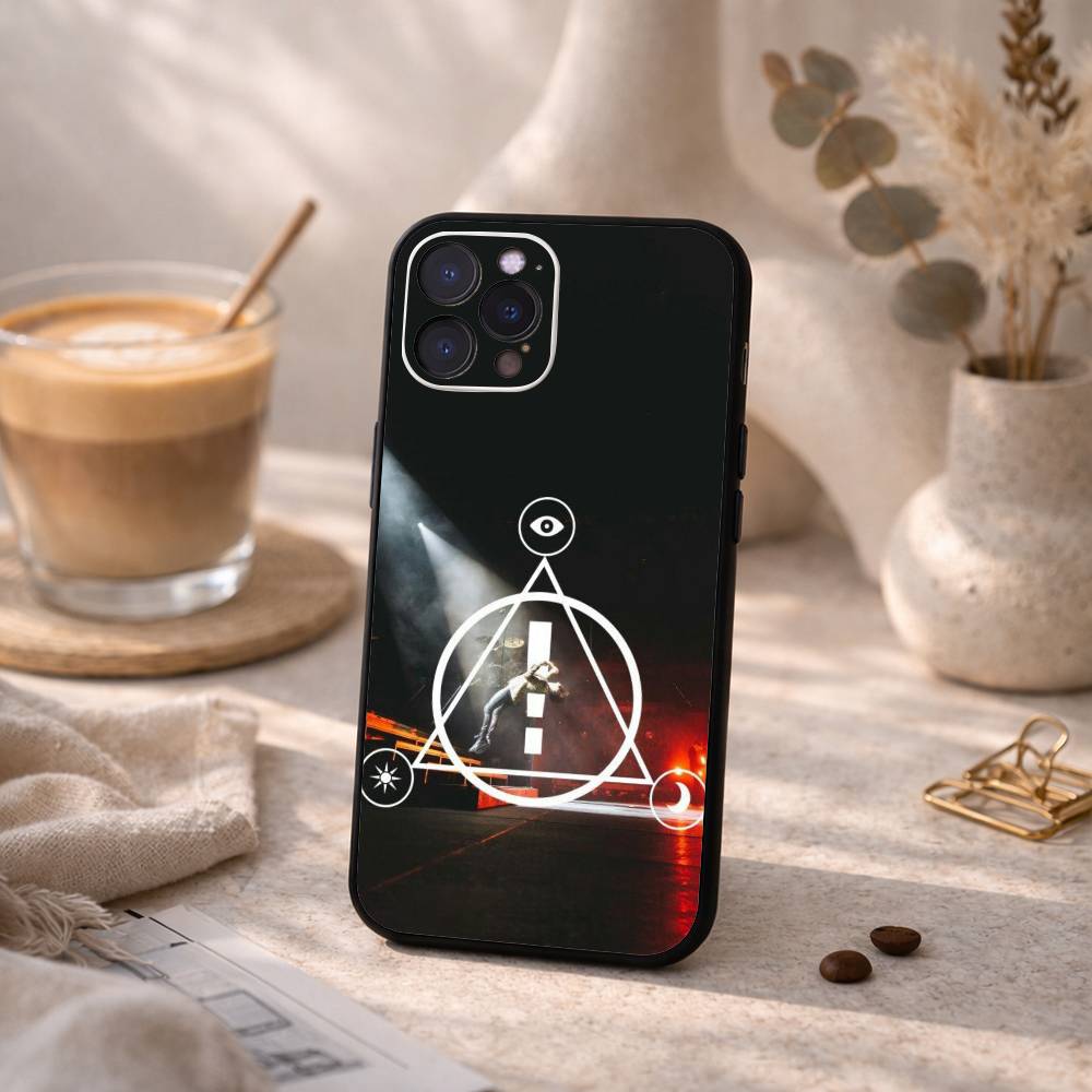 P-Panic At T-The D-Disco Phone Case For iPhone17 16 15 14 13 12 11 Pro Max Plus,5G Soft Black Case