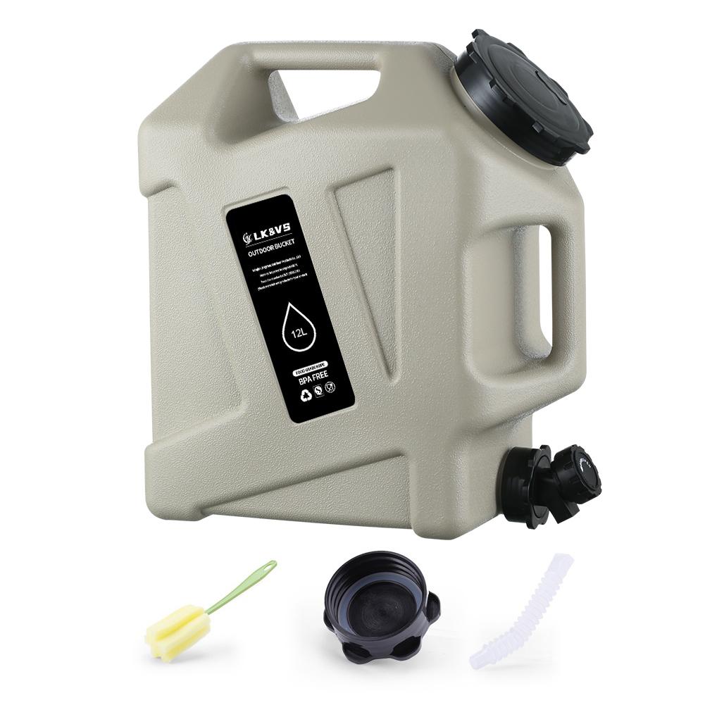 

12 л портативный резервуар для воды герметичный диспенсер для воды большой емкости резервуар для хранения воды для автомобиля кемпинга серый