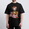 Demon Slayer Tshirt Mens Pure Cotton Casual  Round Neck Tshirt Short Sleeve Clothing Summer Sports Casual Short Sleeve Top