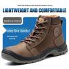 Men's Lightweight Steel Toe Water-Resistant Work Shoes - Anti-Smash, Anti-Puncture, Comfortable for Long Standing.