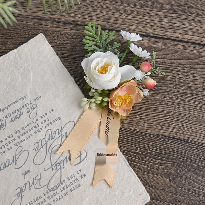 Свадебные бутоньерки в стиле Мори: Бутоньерки для Жениха, Невесты, Родителей, Шафера, Подружки невесты