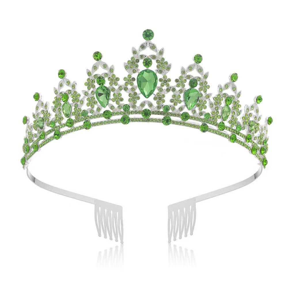 Bride's Crown Headwear  Alloy Rhinestone Hair Band Wedding Crown  Birthday Hair Accessory  Style Headband Accessory