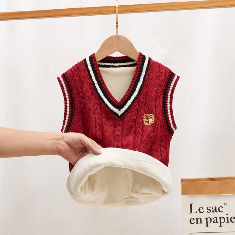 Academy Autumn/Winter Kids' Sweater Vest: Pullover for Boys & Girls